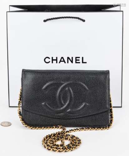Chanel Caviar Wallet/Crossbody on Chain