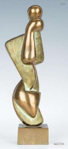 Bronze abstract sculpture by Dorothy Wilson