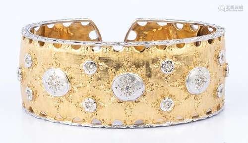 Italian 18K Diamond Bracelet