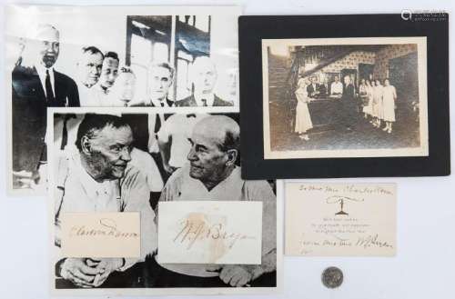 Scopes Monkey Trial Cut Signatures, Photo