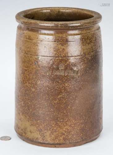 East TN William Grindstaff Stamped Jar