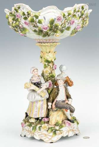 German Porcelain Figural Centerpiece