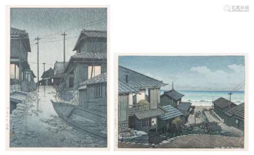 2 Hasui Kawase Woodblock Prints