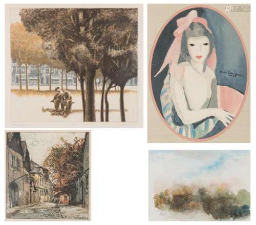 4 Colored Prints incl. Kasimir, Sexauer, Graff