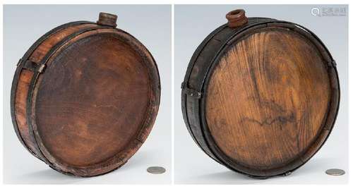 2 Confederate Washington, Georgia Warehouse Wood Drum