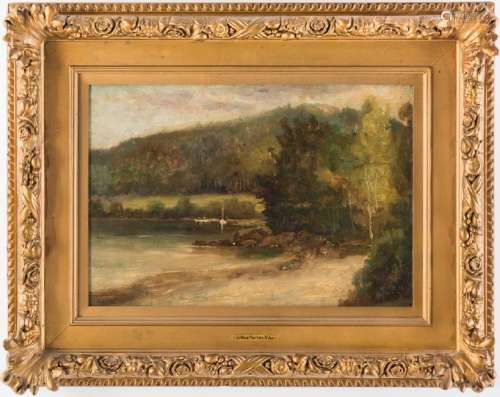 Arthur Parton Oil on Board Landscape
