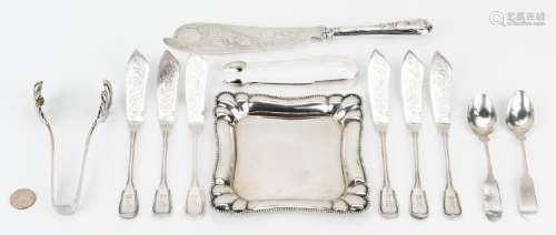 6 Silver & Plated Items, incl. Christofle