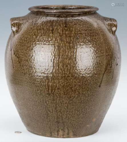 Monumental 10 Gallon Daniel Seagle Pottery Stoneware
