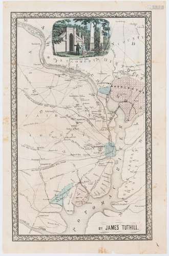 Alexandria, VA map by James Tuthill