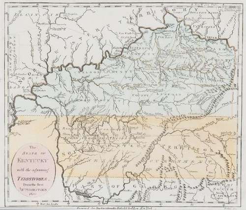 John Payne Kentucky Map, 1800