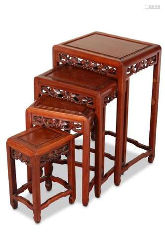 Chinese Nest of Four Tables,