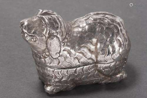 Chinese Silver Box and Cover,