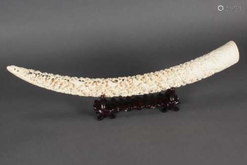 Chinese Carved Tusk,