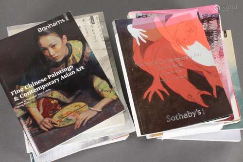 Quantity of Contemporary Chinese Art Catalogues,