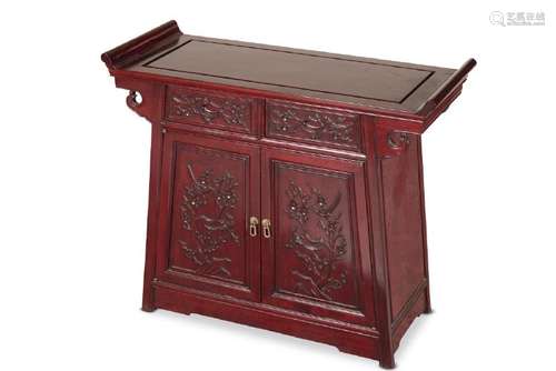 Chinese Rosewood Altar Cabinet,