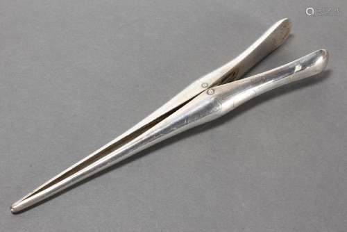 Pair of Chinese Export Silver Glove Stretchers,