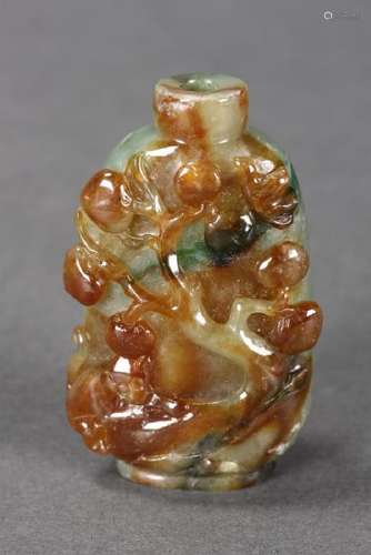 Chinese Jade Snuff Bottle,