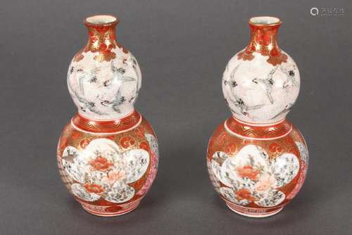 Good Pair of Japanese Kutani Vases,