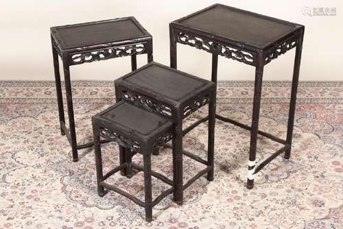 Chinese Nest of Four Tables,