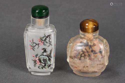 Two Chinese Inside Painted Snuff Bottles and