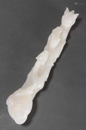 Chinese White Jade Ruyi,