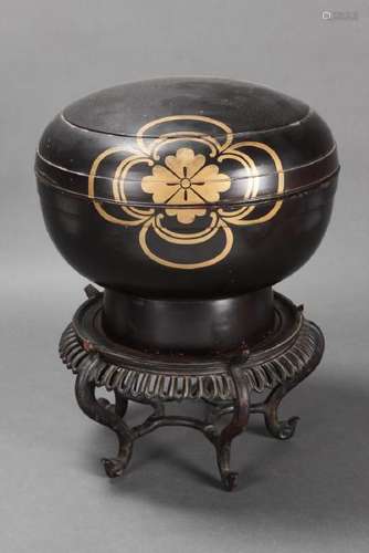 Good Japanese Globular Box and Cover,