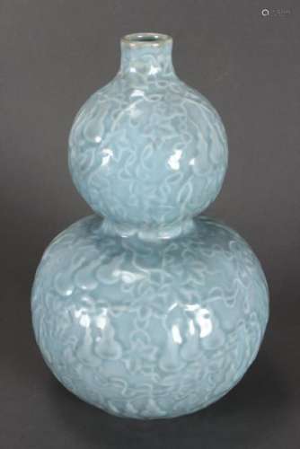 Chinese Double Gourd Porcelain Vase,