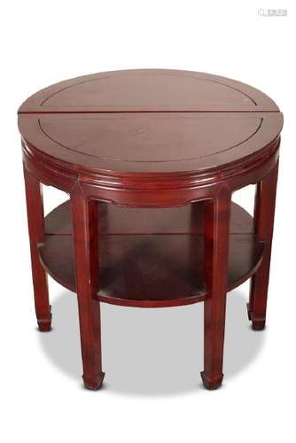 Chinese Circular Two Part Table,