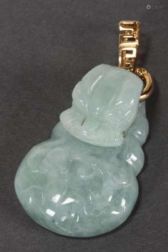 Jade and 14ct Gold Pendant,