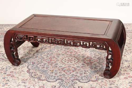 Chinese Hardwood Opium Bench,