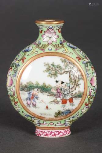 Chinese Porcelain Snuff Bottle,