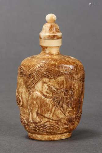 Chinese Snuff Bottle and Stopper,