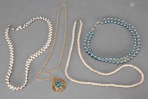 Four Assorted Necklaces,