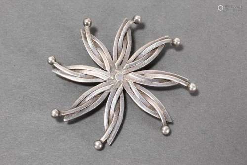 Mexican Sterling Silver Brooch,