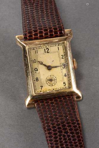 Vintage 18ct Gold Mydo Gents Wristwatch,