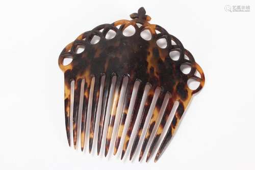 Tortoiseshell Hair Comb,