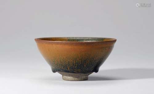 宋·建窑兔毫盏 SONG DYNASTY  A 'JIAN' 'HARE'S FUR' TEA BOWL