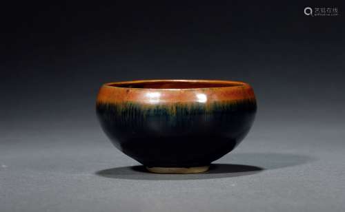 宋·黑釉钵 SONG DYNASTY  A BLACK-GLAZED BOWL