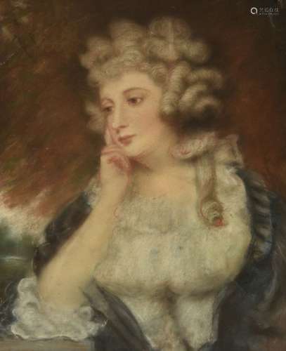 After Joshua ReynoldsPortrait of Mrs Wilson Gale Braddyll