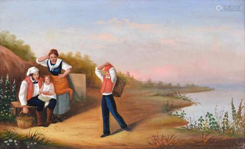 Neapolitan School (19th century)Four Pastoral Scenes