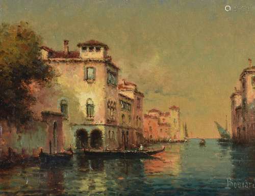 λ Noel Bouvard (French 1912-1975)On the grand Canal, Venice