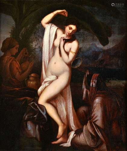 Continental School (late 18th/early 19th century)Bathsheba at her bath