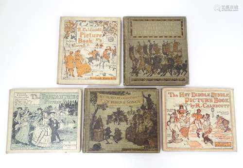 Books: A collection of books by Randolph Caldecott to