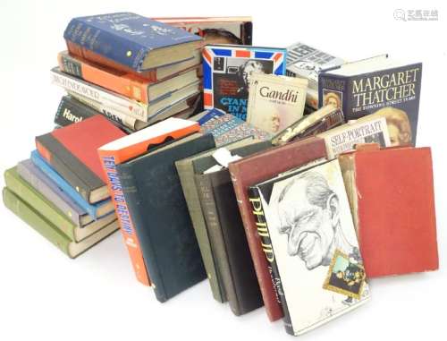 Books: A quantity of political biographies, titles to