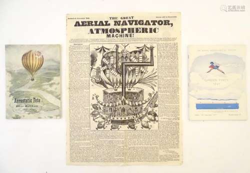 The Royal Aeronautical Society Programmes for 'Garden