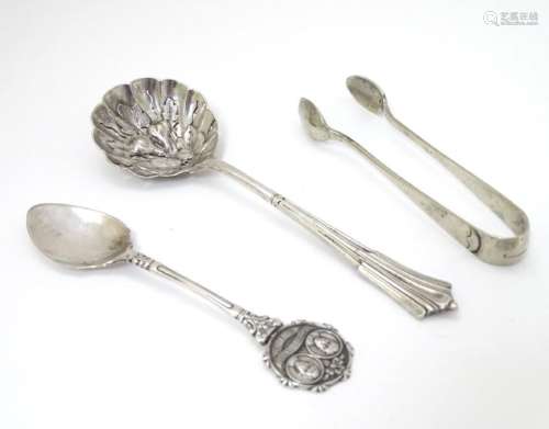 A Commemorative silver teaspoon titled George & Marina