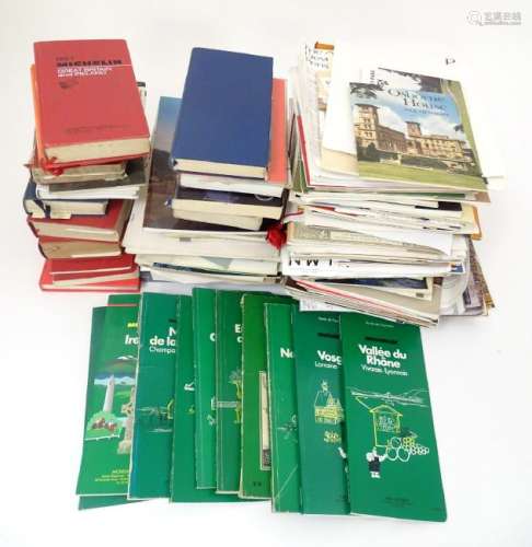 A quantity of books, pamphlets and travel guides on
