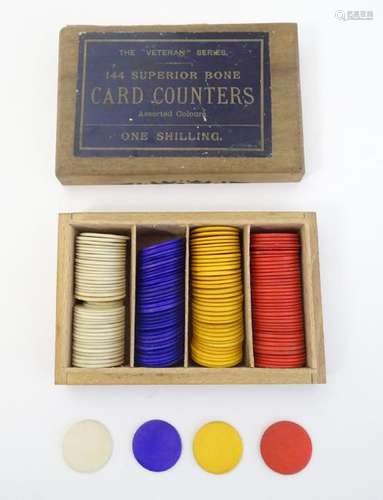 Card Counters : a box marked ' The Veteran series 144