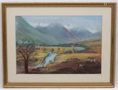 Joan Douglas Davidson, XX, Pastel, River in the