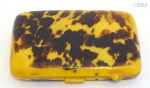 A faux blonde tortoiseshell Bakelite 1920s cigarette